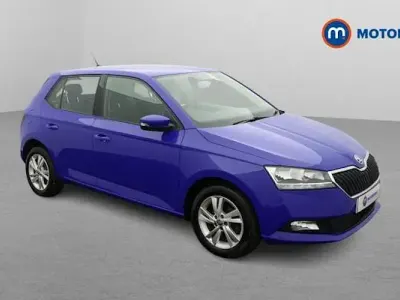 Used Skoda Fabia SE 60 HP (44 kW) 2021 Blue Hatchback