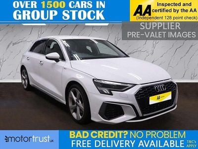 Used Audi A3 S-Line 2021 White Sedan