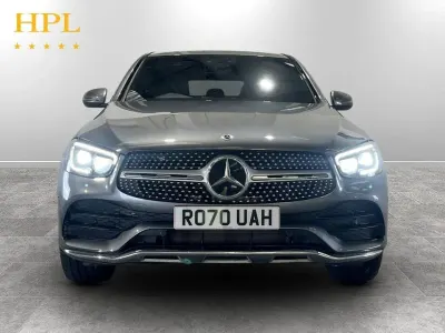 Begagnad Mercedes GLC300 AMG line 245 HK (180 kW) 2020 Grå Sportkupé
