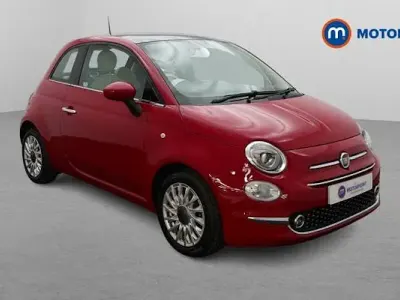 Używany Fiat 500 Lounge 69 KM (50 kW) 2018 Czerwony Hatchback