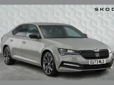 Used Skoda Superb SportlinePlus 276 HP (202 kW) 2023 Meteor grey Hatchback