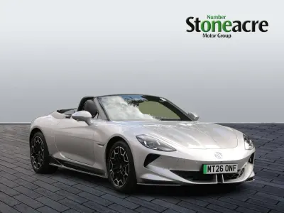 New MG Cyberster Trophy 250 kW (340 HP) 2026 Silver Cabriolet