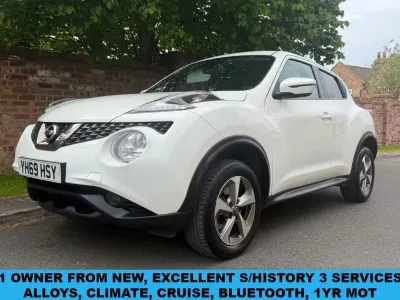 Used Nissan Juke Acenta 112 HP (82 kW) 2019 White SUV