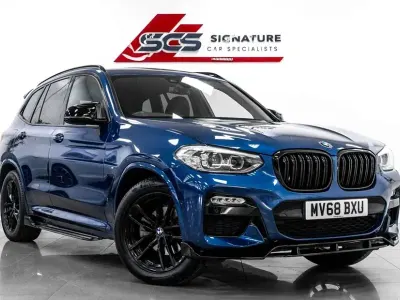 Used BMW X3 M Sport 184 HP (135 kW) 2018 Blue SUV