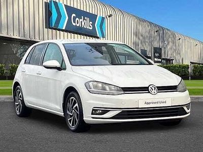 White Used 2019 VW Golf VII Match Hatchback | £15,230 (Fair price)