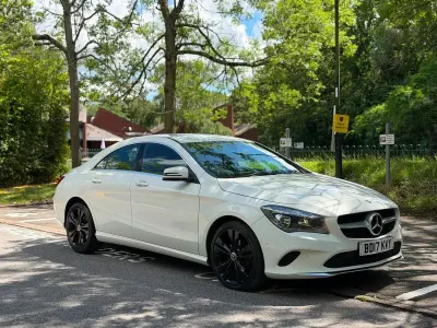 Used Mercedes CLA200 2017 White Sedan