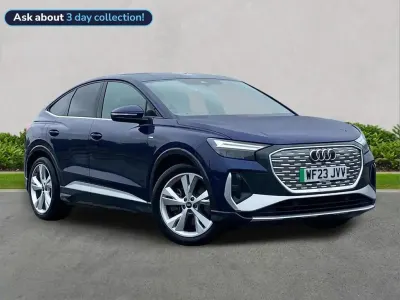 Used Audi Q4 e-tron S-Line 150 kW (204 HP) 2023 Blue SUV