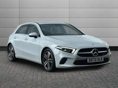 Used Mercedes A180 116 HP (85 kW) 2022 Digital white Hatchback