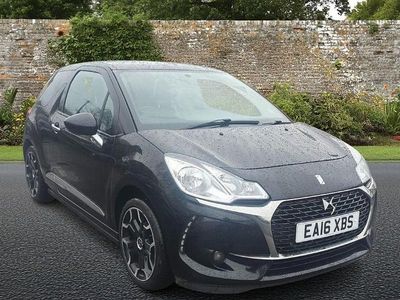 Black Used 2016 DS Automobiles DS3 Elegance Hatchback | £3,341 (Fair price)