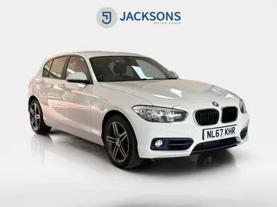 Used BMW 118 Sport Line 150 HP (110 kW) 2017 White Hatchback