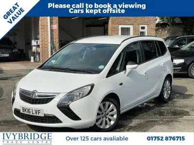 Used Vauxhall Zafira Design Edition 170 HP (125 kW) 2016 White MPV