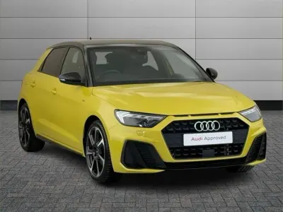 Used Audi A1 Black Edition 108 HP (79 kW) 2023 Yellow SUV