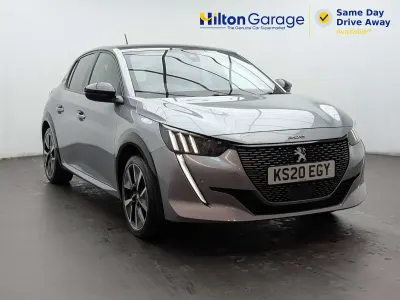 Used Peugeot e-208 GT-line 100 kW (136 HP) 2020 Grey Hatchback