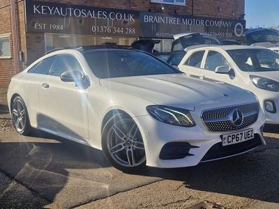 Used Mercedes E220 AMG Line Premium 194 HP (142 kW) 2017 White Coupe