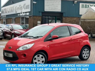 Used Ford Ka S 69 HP (50 kW) 2011 Red Hatchback