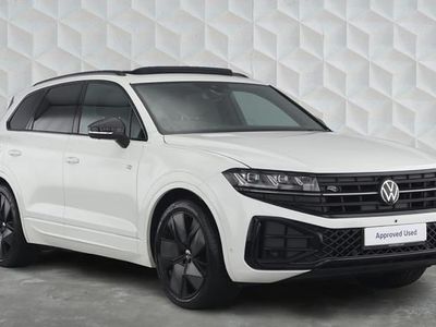 White Used 2023 VW Touareg Black Edition SUV | £44,850 (Fair price)