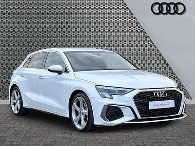 Used Audi A3 S-Line 2021 White Hatchback
