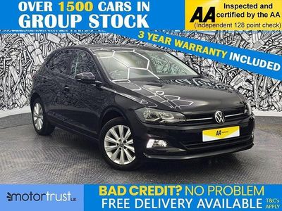 Used VW Polo Match 95 HP (69 kW) 2021 Black Hatchback