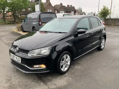 Begagnad VW Polo Edition 90 HK (66 kW) 2017 Svart Halvkombi