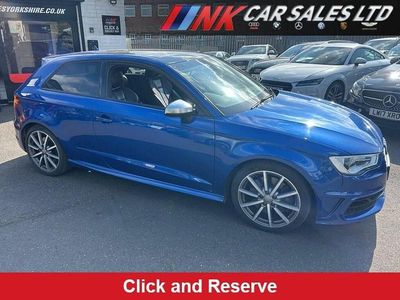 Begagnad Audi S3 Sportback Design 300 HK (220 kW) 2015 Blå Halvkombi