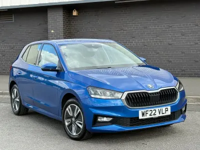 Used Skoda Fabia SE L 2022 Blue Hatchback