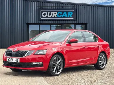 Used Skoda Octavia SE Technology 115 HP (84 kW) 2019 Red Hatchback