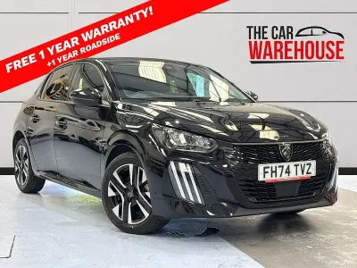 Used Peugeot 208 Allure 99 HP (72 kW) 2025 Black Hatchback