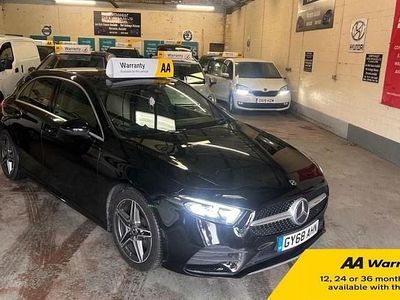 Used Mercedes A200 AMG line 163 HP (119 kW) 2018 Black Hatchback