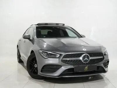 Used Mercedes CLA200 AMG line 163 HP (119 kW) 2019 Grey Coupe