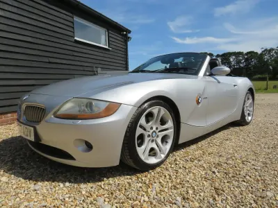 Used BMW Z4 Impressive 231 HP (169 kW) 2003 Silver Cabriolet