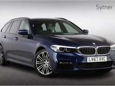Used BMW 530 M Sport 261 HP (191 kW) 2017 Blue Estate