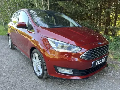 Used Ford C-MAX Titanium X 125 HP (91 kW) 2015 Red MPV