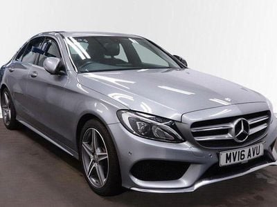 Silver Used 2016 Mercedes C200 AMG line Sedan | £12,500 (Fair price)