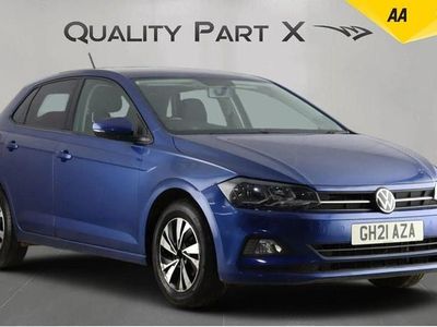 Used VW Polo Match 95 HP (69 kW) 2021 Blue Hatchback