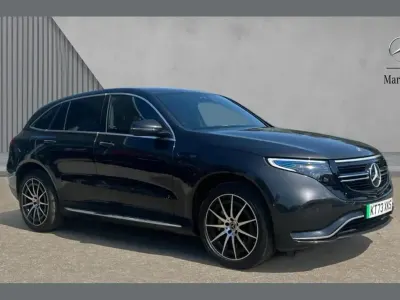 Used Mercedes EQC400 AMG line 300 kW (408 HP) 2023 Metallic paint graphite grey SUV