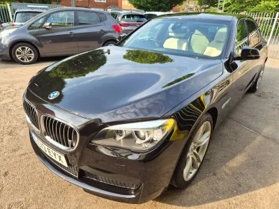 Used BMW 740L M Sport 2013 Black Sedan