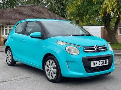 Begagnad Citroën C1 Feel 68 HK (50 kW) 2015 Blå Halvkombi