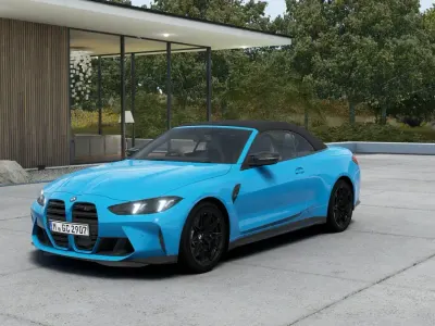 New BMW M4 Competition Edition 523 HP (384 kW) 2026 Blue Cabriolet