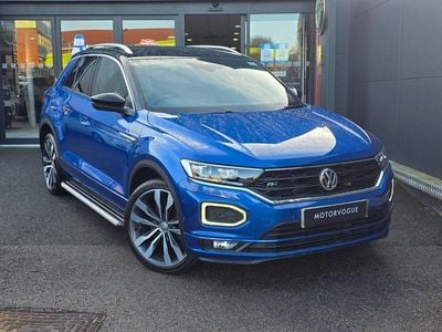 Blue Used 2020 VW T-Roc R-line SUV | £17,795 (Fair price)