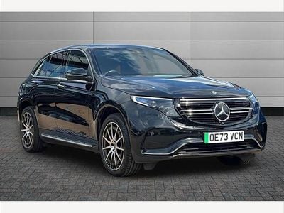 Used Mercedes EQC400 AMG line 300 kW (408 HP) 2023 Black SUV