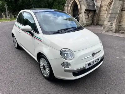 Used Fiat 500 Lounge 2012 White Hatchback