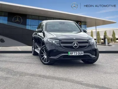 Used Mercedes EQC400 AMG line 300 kW (408 HP) 2024 Black SUV