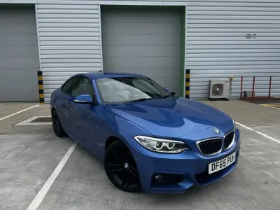 Usado BMW 218 M Sport 2015 Azul Coupe