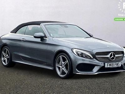 Used Mercedes C200 Active 184 HP (135 kW) 2018 Grey Cabriolet