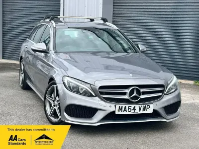 Used Mercedes C250 AMG line 2014 Silver Estate