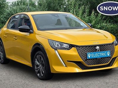 Used Peugeot e-208 Allure 100 kW (136 HP) 2021 Yellow Hatchback