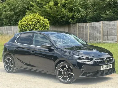 Used Vauxhall Corsa Edition 75 HP (55 kW) 2021 Black Hatchback