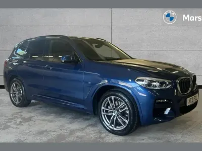 Used BMW X3 M Sport 184 HP (135 kW) 2021 Phytonic blue metallic paint  SUV