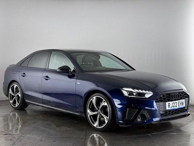 Used Audi A4 Black Edition 2022 Blue Sedan