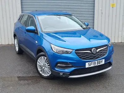 Used Vauxhall Grandland X 130 HP (95 kW) 2019 Blue SUV
